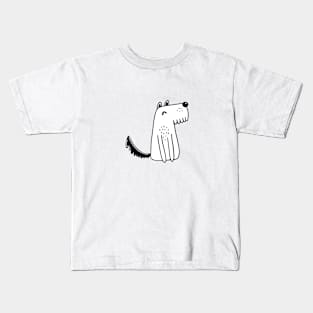 Cute dog illustration Kids T-Shirt